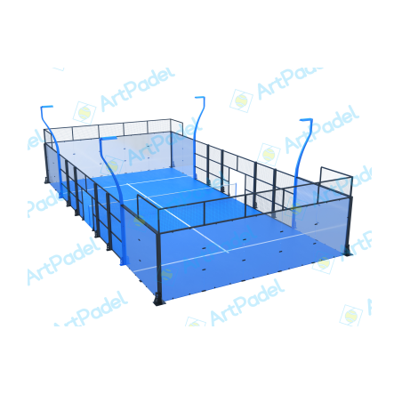 Hot Sale Portable Panoramic Padel Tennis Court tent cover From Artpadel