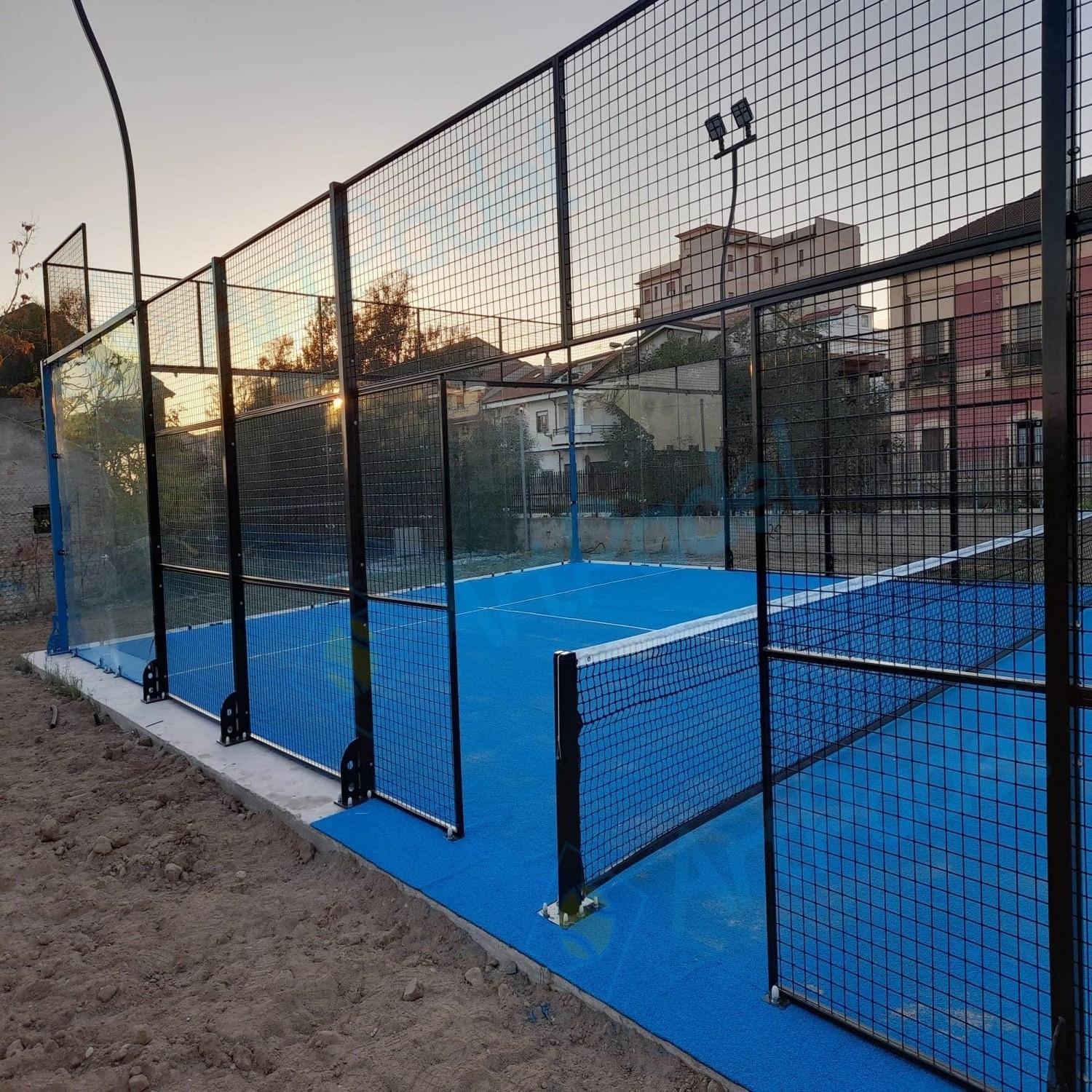 ArtPadel Factory Price Standard Panoramic Tennis Game Single Mini Padel Court