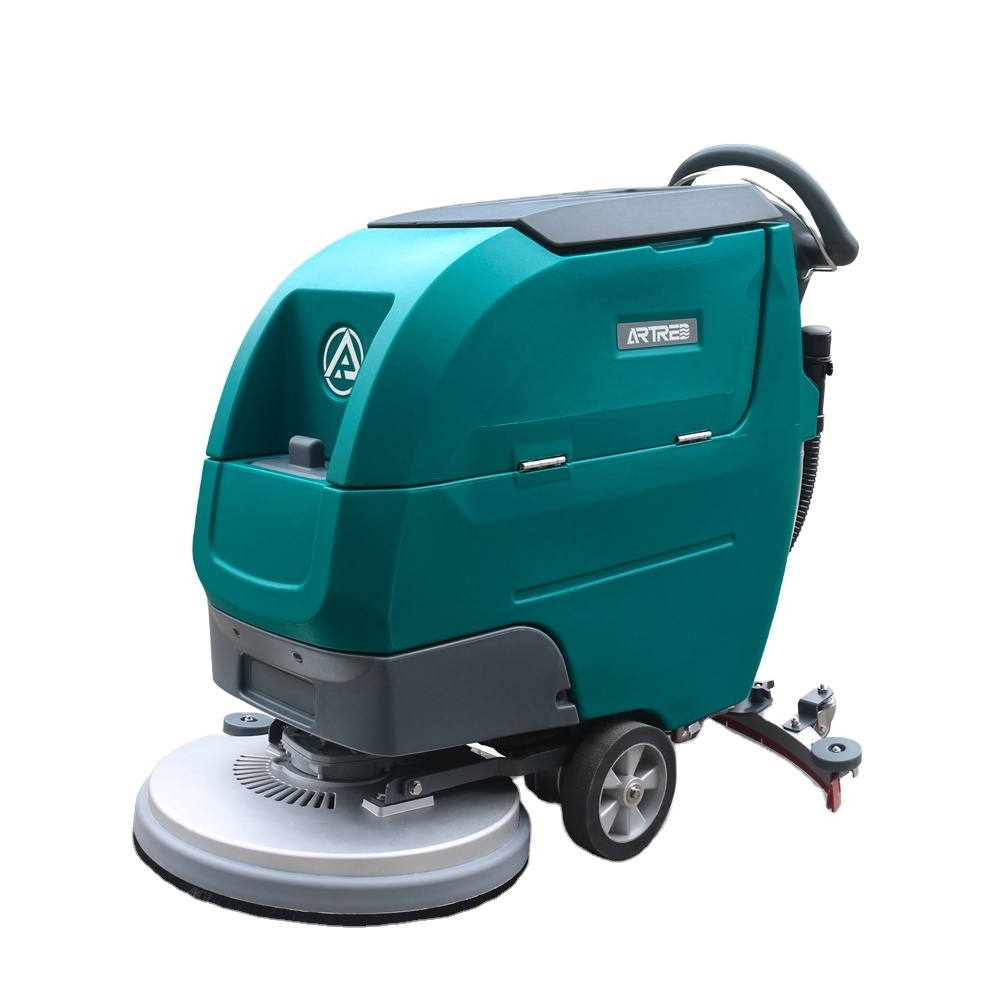 Electric Battery Washing Equipment Auto Compact Small Cleaning Machine Floor Scrubber Brands