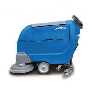 Double Brushes Commercial Hand Push Floor Scrubber CE Approved Efficient Cleaning Machine Electric Floor Scrubber