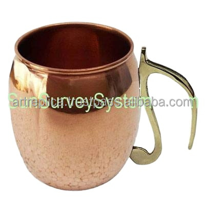 Beautiful Moscow Mule Copper Mugs, Brass & Copper Mugs, Moscow Mule Hammered Mug Tankards Brass Mugs Glass Cups Your Name Logo