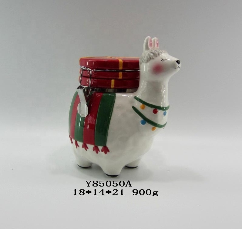 Animal-shaped ceramic salt and pepper shaker