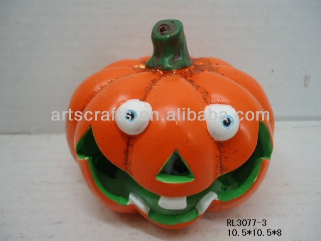 2014 Halloween decorative pumpkin tealight holder