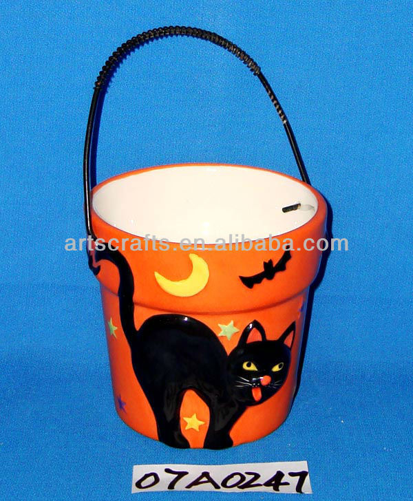 Ceramic lantern for 2013 Halloween decoration