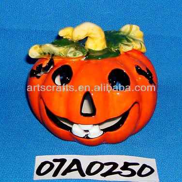 2013 Halloween ceramic candle holder