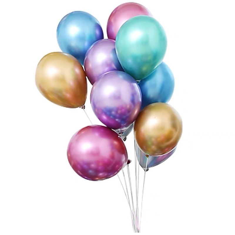 5 inch 10 inch 12 inch 18 inch metal balloon manufacturers wedding birthday decoration party metallic balloons