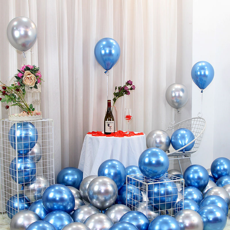 5 inch 10 inch 12 inch 18 inch metal balloon manufacturers wedding birthday decoration party metallic balloons