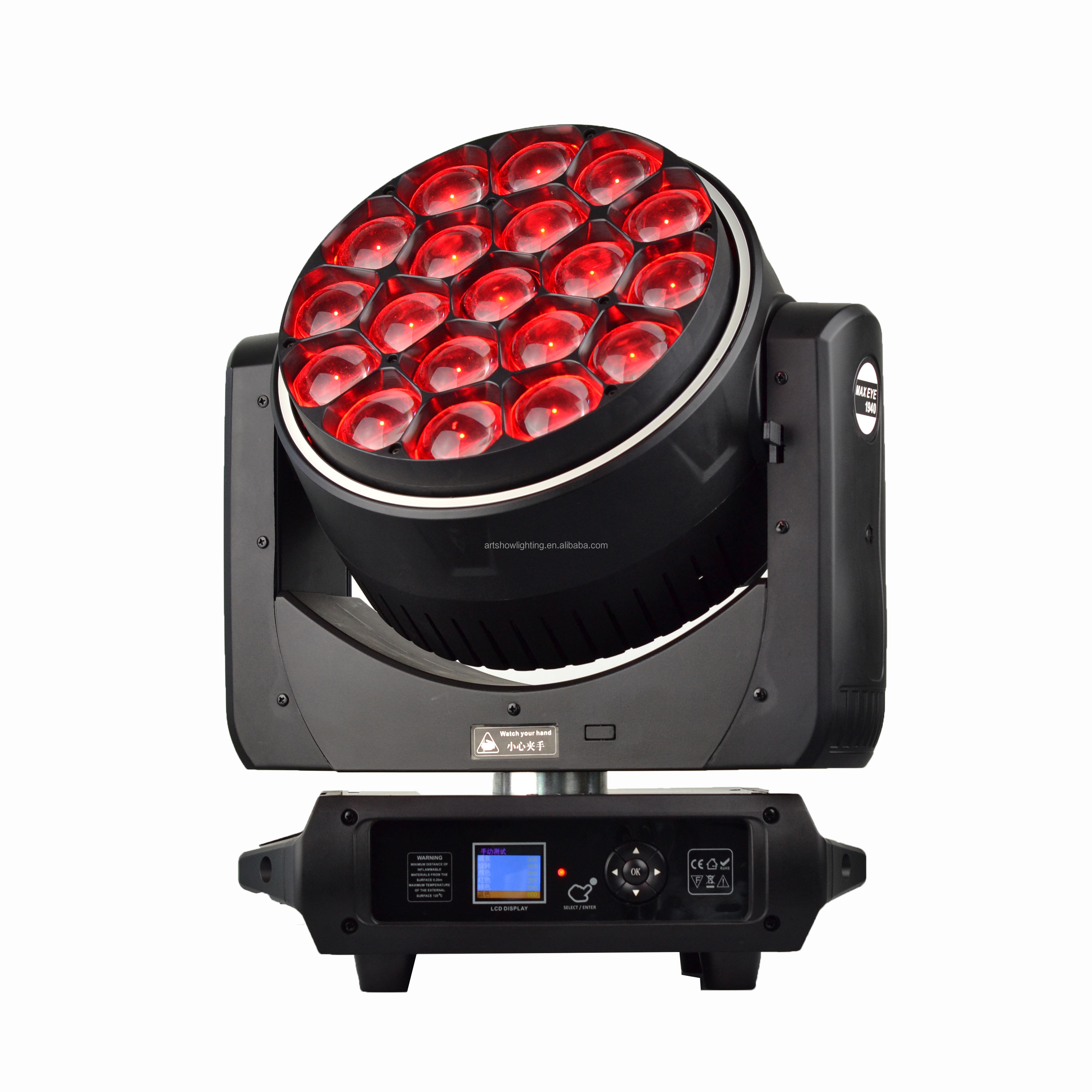 High Quality Professional 19x40w bee eye led zoom wash moving head light B eye k15 stage light