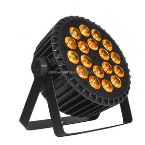 Par LED  RGBWA  18x15W 5IN1 Lighting DJ Par Cans Aluminum Alloy DMX 512 Light DMX Dj Wash Stage Light