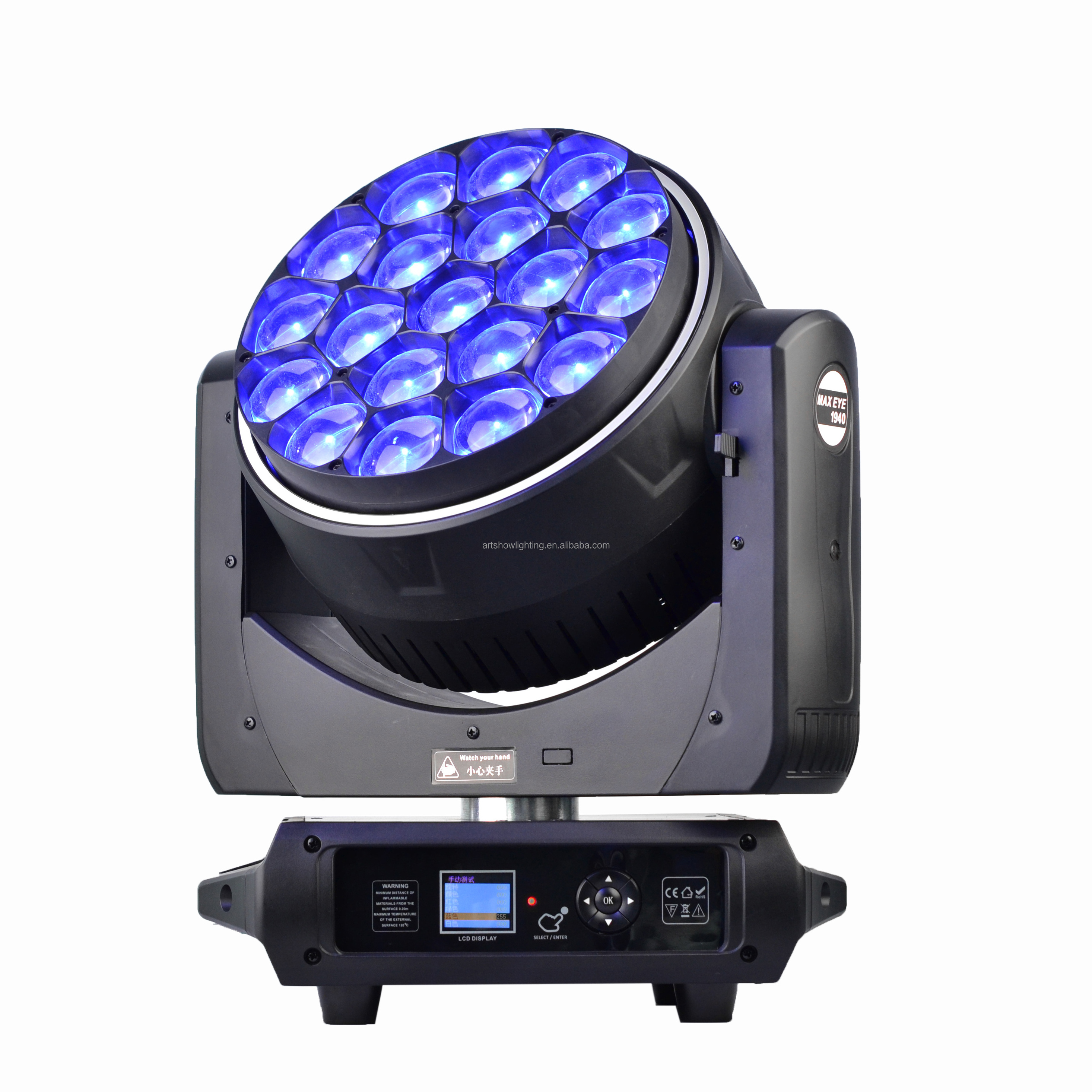 High Quality Professional 19x40w bee eye led zoom wash moving head light B eye k15 stage light