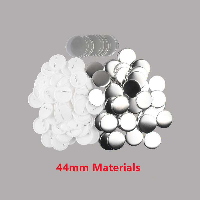 Wholesale Custom Logo Offset Printing Blank Metal Tin Magnetic Pin Button Badge Raw Material Components Parts