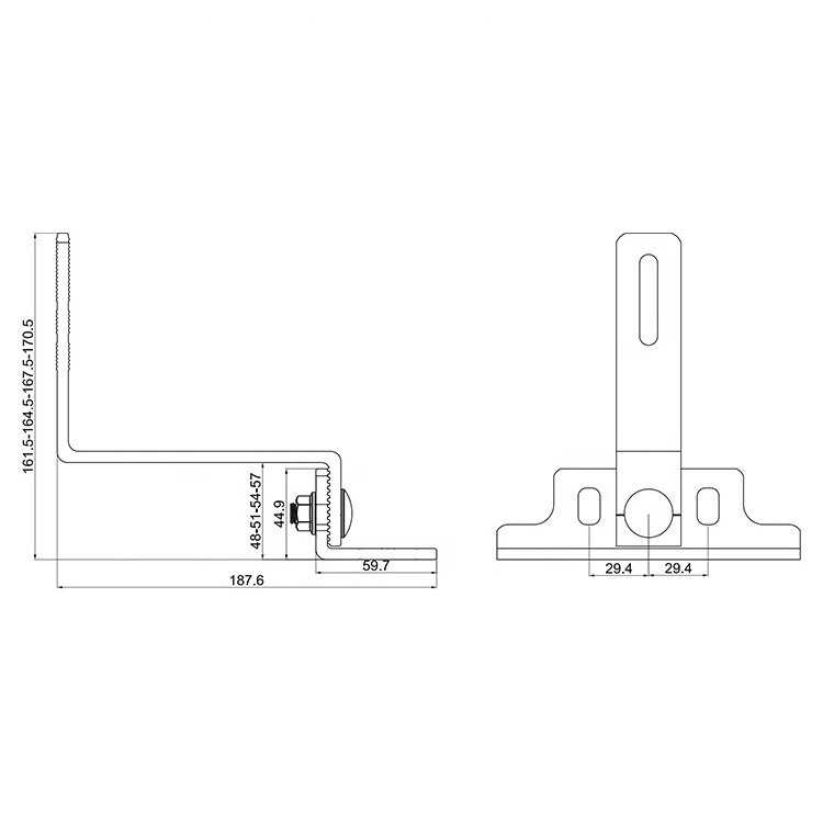 OEM design manufacturer solar panel roof mount kit racking system structure solar panel stand