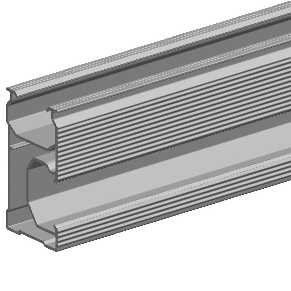 CE certificate pv panel aluminum profile structures racking solar mounting rail