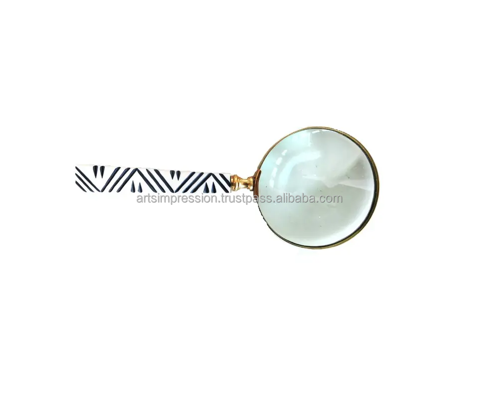 High quality Metal and wood magnifying glass reasonable price Magnifying Glass thermal Indian best quality 2024 handmade new