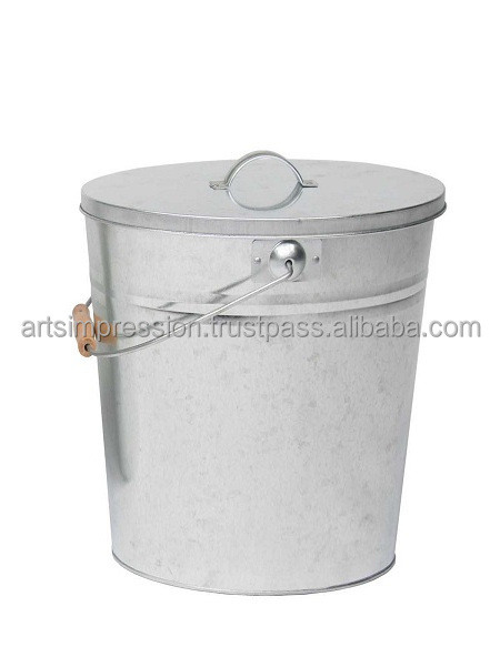 aluminium Galvanized 2024 ice bucket with reasonable prices bare ware items brown antique beer Cooler Indian made 2024 tumbler