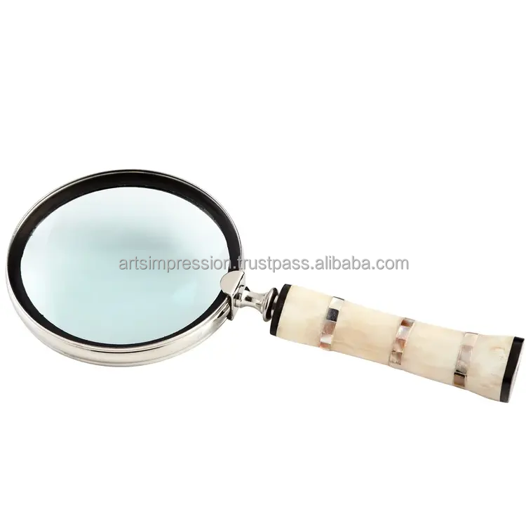 High quality Metal and wood magnifying glass reasonable price Magnifying Glass thermal Indian best quality 2024 handmade new