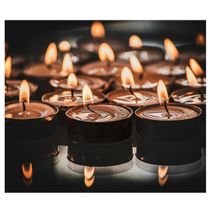 Home Decoration 3 Inch Tealight Yellow Flicker Floating Flameless Led Tea Light Candles Bulk