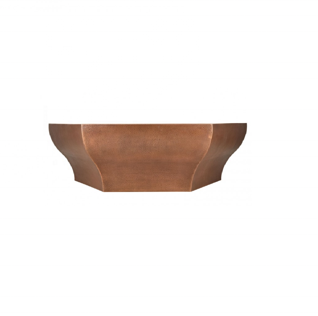 Hexagon Hammered Copper Two Person Soaking BathTub For Sale By Manufacturer