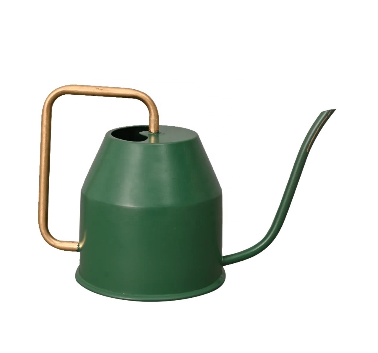 Dark Green Small Steel Galvanized Metal Indoor Plant Watering Can Watering Pot wholesale Supplier