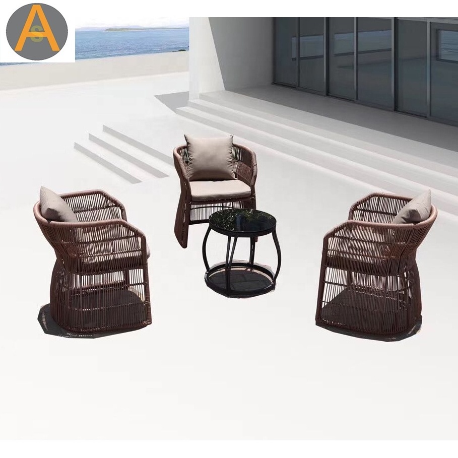 Hotel Dining room furniture dinning table set 8chairs rattan chair and outdoor dining table set wicker