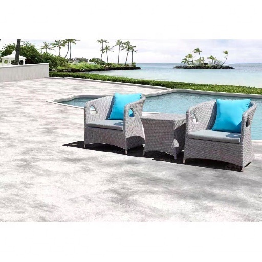 Modern balcony furniture set 2 rattan chairs and table outdoor patio furniture set