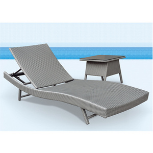 Outdoor furniture leisure garden lounge bed rattan wicker beach chair sun lounger