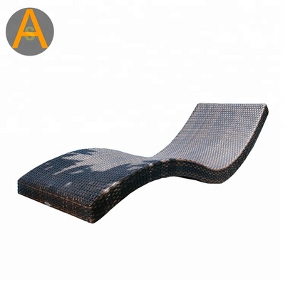 Rattan cushion beach pool chaise lounge  outdoor garden swimming hotel chairs pool lounge chair cushions