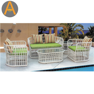 Hot sale outdoor furniture sets waterproof resin wicker sofa sectional rattan outdoor sofa