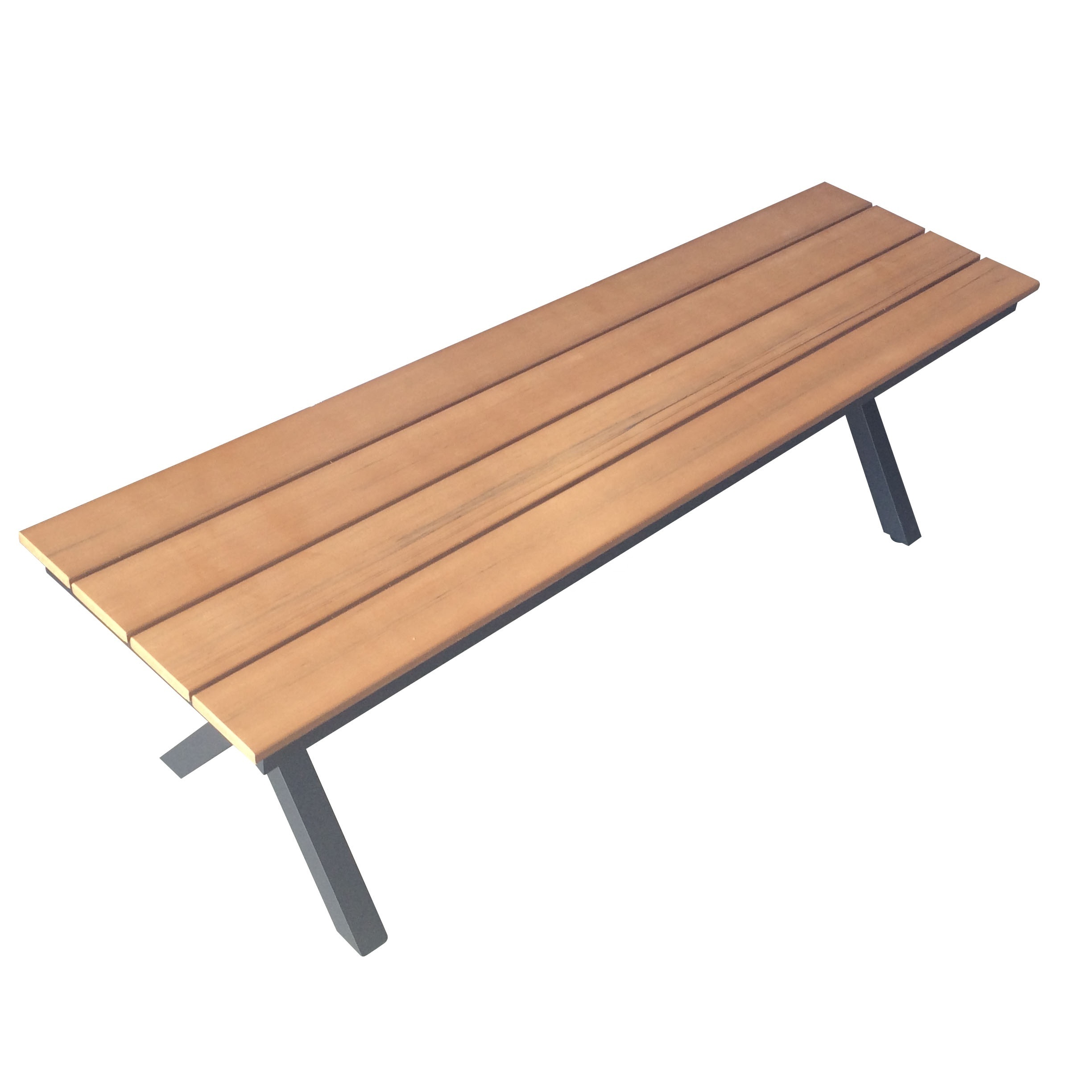 Outdoor Garden UV-Resistant Balcony Plastic Wood Bench for park playground