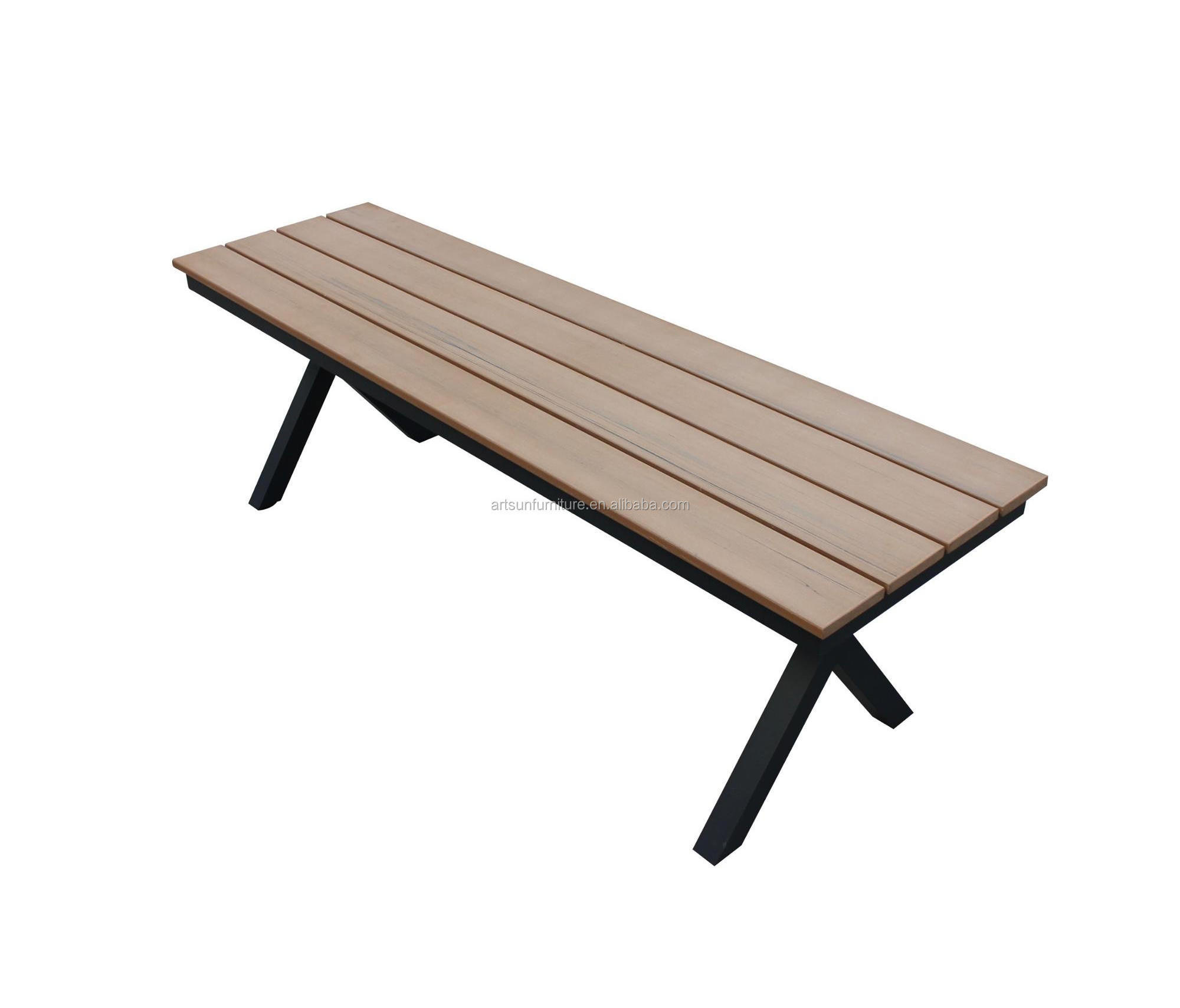 Luxury customized size outdoor furniture rest chair aluminum garden bench