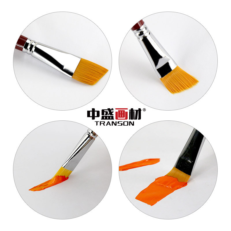 TR-840 Angle Watercolor Nylon Hair Art Brush Drawing Painting Brushes High Quality Brushes