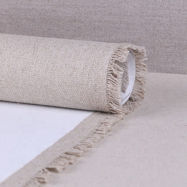 T2 premium blank linen cotton canvas roll