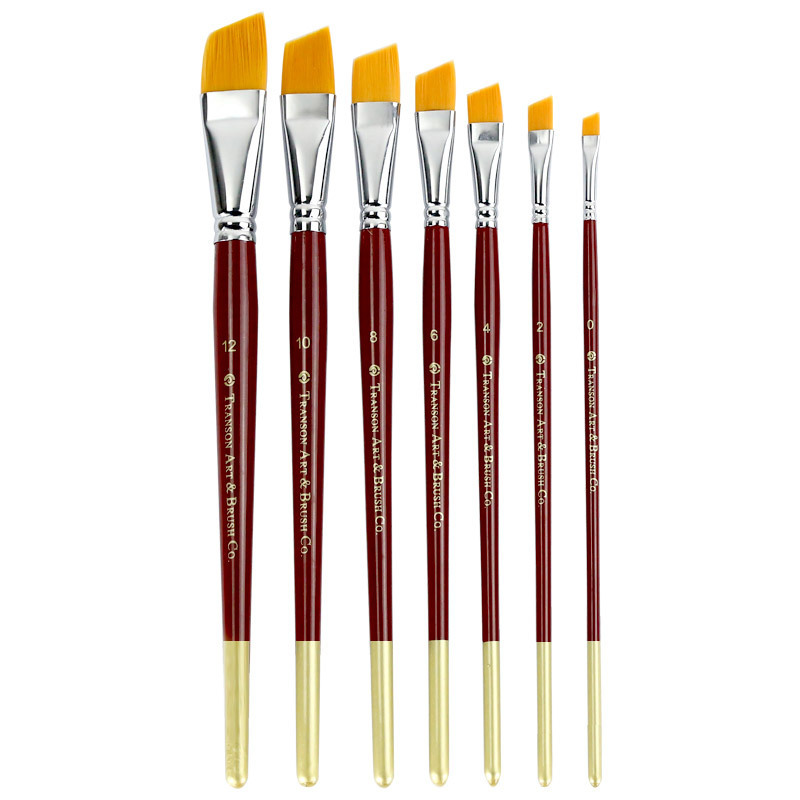 TR-840 Angle Watercolor Nylon Hair Art Brush Drawing Painting Brushes High Quality Brushes