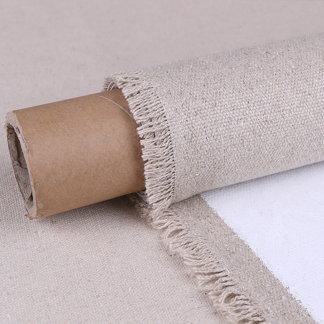 T2 premium blank linen cotton canvas roll