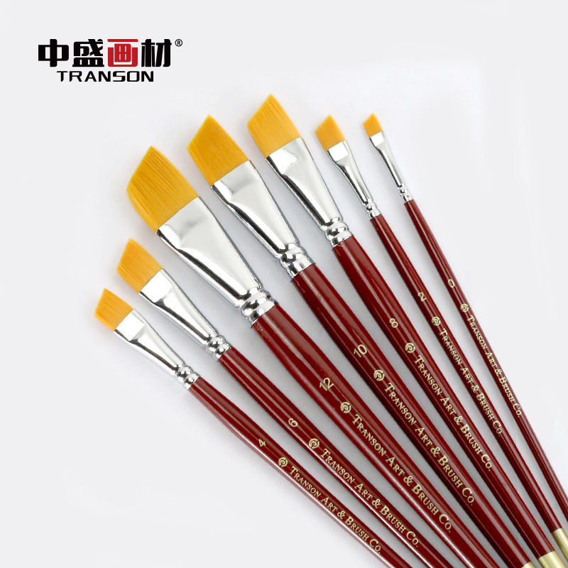 TR-840 Angle Watercolor Nylon Hair Art Brush Drawing Painting Brushes High Quality Brushes