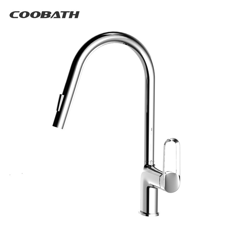 Top Selling Wholesale Kitchen Sink Accessories 304 Stainless Steel Mixer Faucet Kitchen Sink Single Handle Faucet