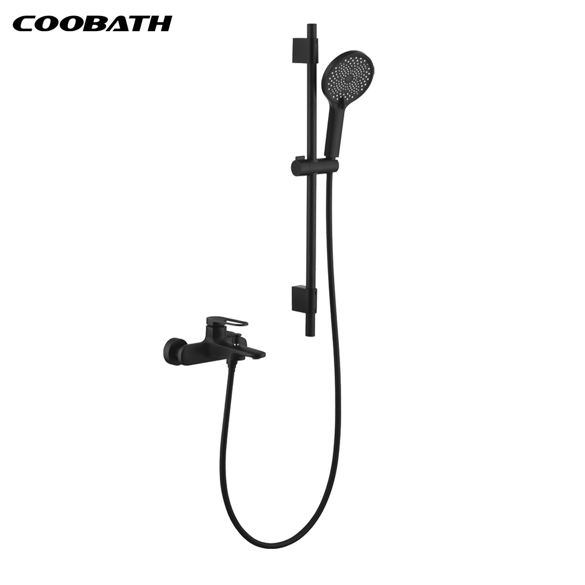 Customizable Bathroom Bathtub Shower Set Hot And Cold Thermostatic Faucet Wth Shelf Sliding Filter Shower Mixer Set