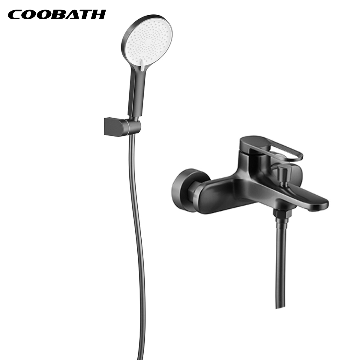 Customizable Bathroom Bathtub Shower Set Hot And Cold Thermostatic Faucet Wth Shelf Sliding Filter Shower Mixer Set