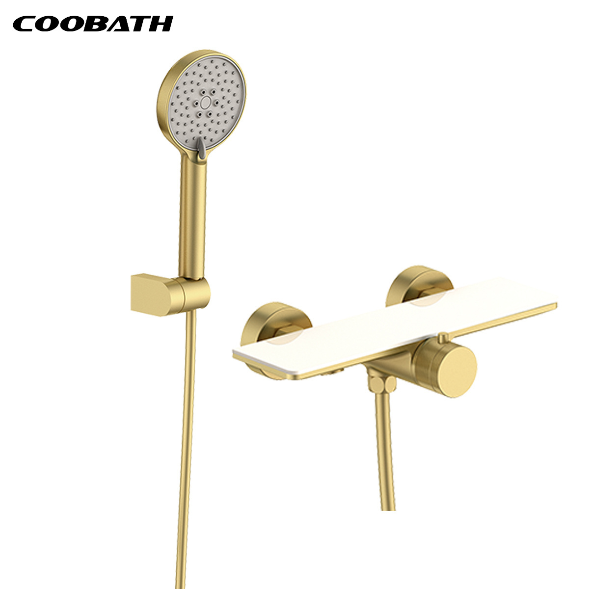 Modern Handheld Water Saving High Pressure Shower Head Bathroom Filtered Bathtub Mixer Shower Faucet