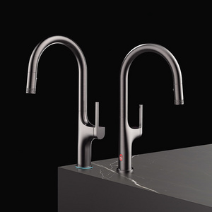 High Quality Smart Kitchen Tap 360 Degree Rotatable Pull Down Infrared Sensor Touchless Kitchen Faucet