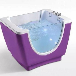 colour acrylic children kids small spa bathtubs air bubble massage whirlpool baby bath tub