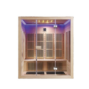 Guangdong Hocatt Ozone Hidden Cam Massage Sauna Gym Room 10 Person Far Infrared Sauna Dome