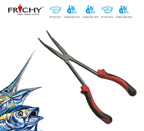 Long Nose Stainless Steel Bent Nose Fishing Plier - X43B Forged Fishing Pliers