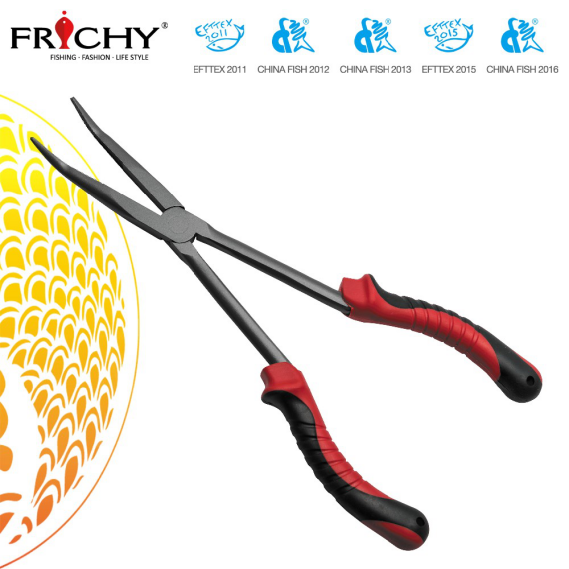 Long Nose Stainless Steel Bent Nose Fishing Plier - X43B Forged Fishing Pliers