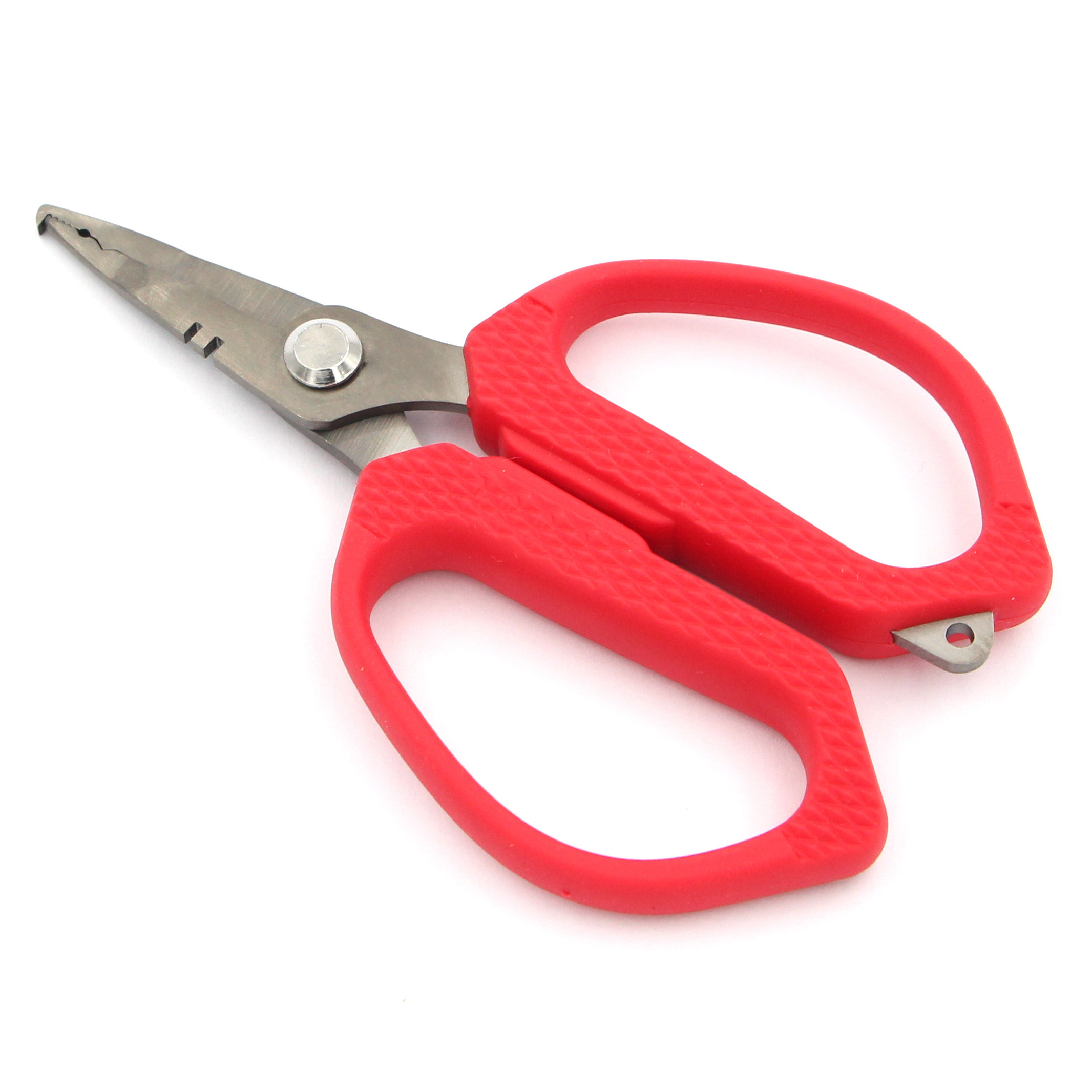 X409-5 Braid Line Lure Cutter Mini Split Ring Opener Fish Multifunctional Portable Titanium Coated Tools Fishing Scissors