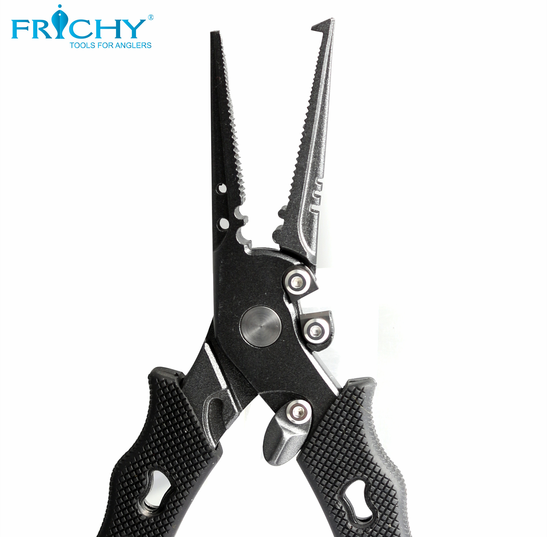 CX08 Stainless Steel New Design Combination Fishing Pliers Hook Remover Split Ring Multi Purpose Fish Pliers