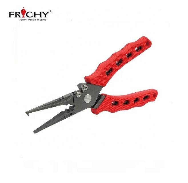 CX08 Stainless Steel New Design Combination Fishing Pliers Hook Remover Split Ring Multi Purpose Fish Pliers