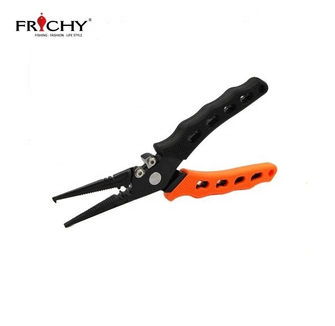 CX08 Stainless Steel New Design Combination Fishing Pliers Hook Remover Split Ring Multi Purpose Fish Pliers