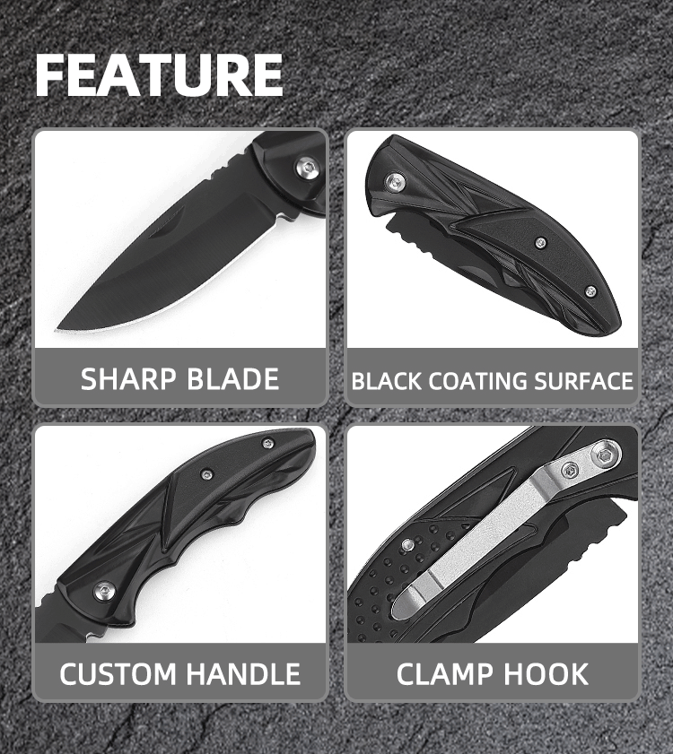 Wholesale Hunting Self-defense Outdoor Camping Survival Pocket Knife Lightweight Folding Tactical Tool Pocket Knife