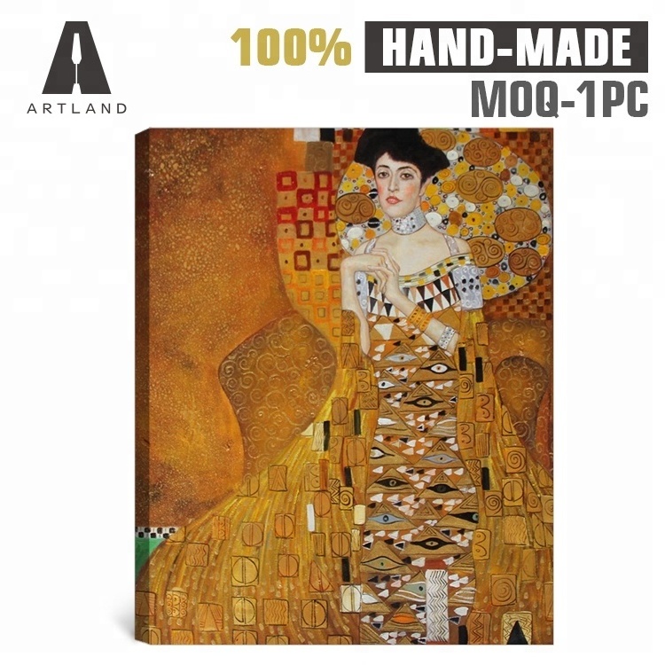 High quality handmade gustav klimt mother reproduction oil painting